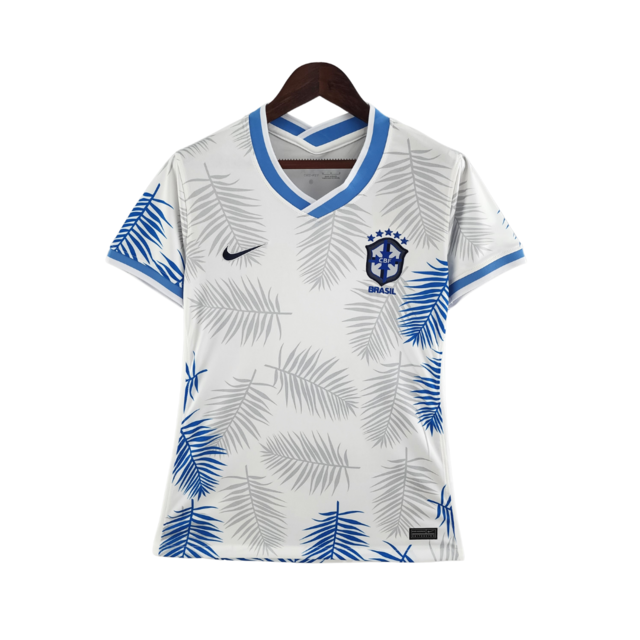 Camisa Brasil 2022 Edição Especial Feminina - Branca