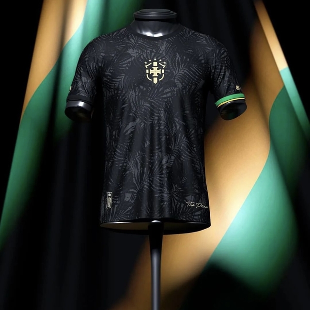 Camisa "The Prince "Neymar Jr 10 Preta Comma Football - 2023/2024