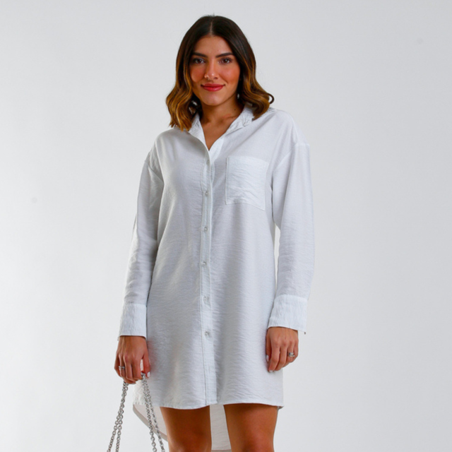Camisa Oversized Branca - Comprar em LV Store