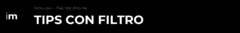 Banner de la categoría Tips con filtro