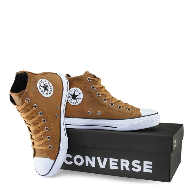 Tênis All Star Caramelo Courino Feminino Premium