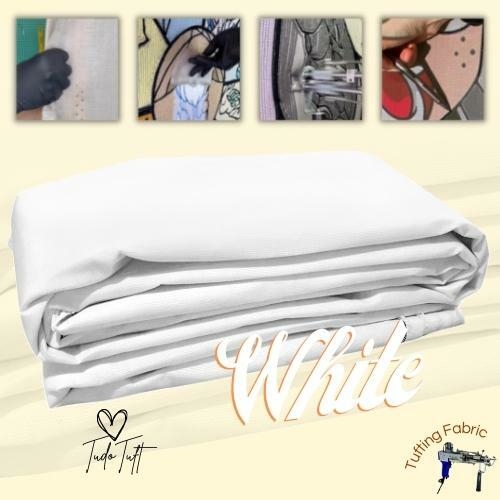 White Primary Tufting Cloth