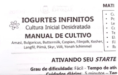IOGURTKIT - Kit de Fermentação de Iogurtes Infinitos