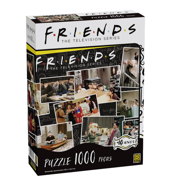 Jogo Quebra-Cabeça Puzzle Friends: Friends 10 Anos 500 peças