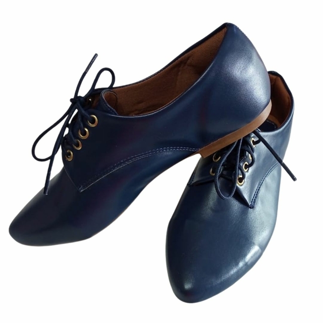 Sapato oxford sale azul marinho