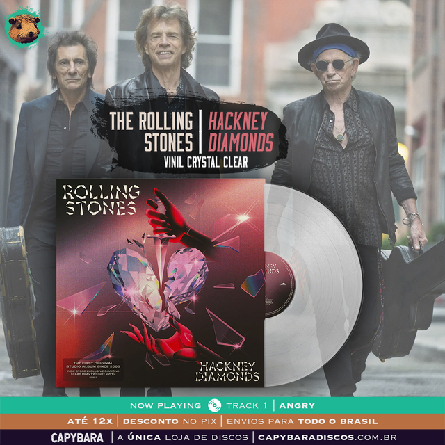 the rolling stones - hackney diamonds (crystal clear vinyl) <br