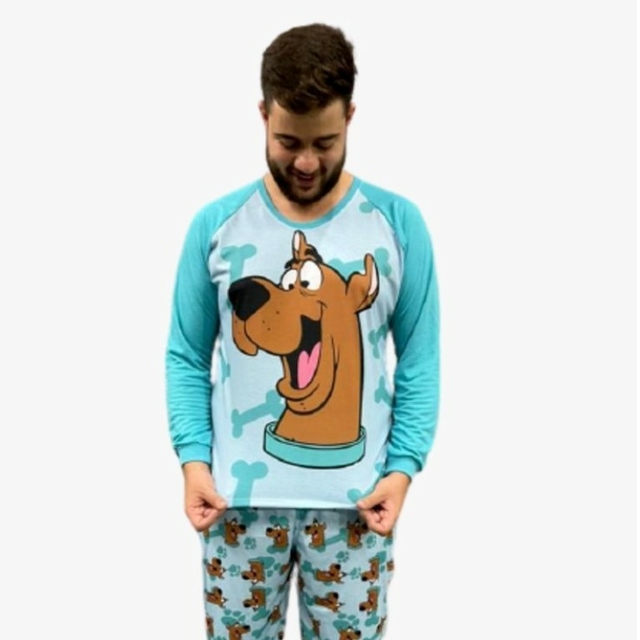 Pijama Masculino Longo Scooby Doo - Atêlie PM