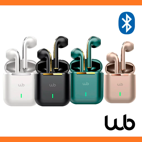WB Fone de Ouvido Bluetooth WB Pods (todas as cores)