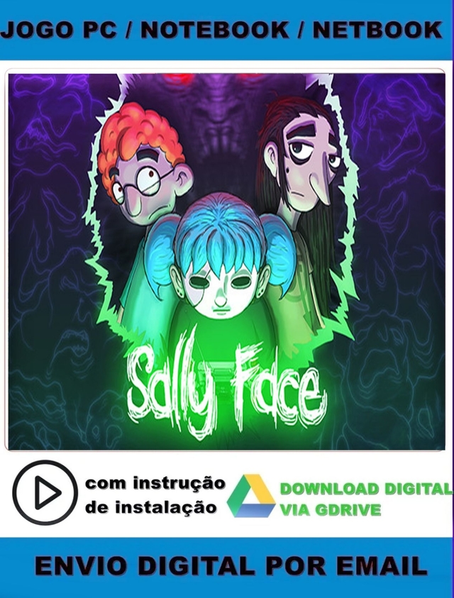 Sally Face PT-BR Em Português - Pc Digital Midia Digital