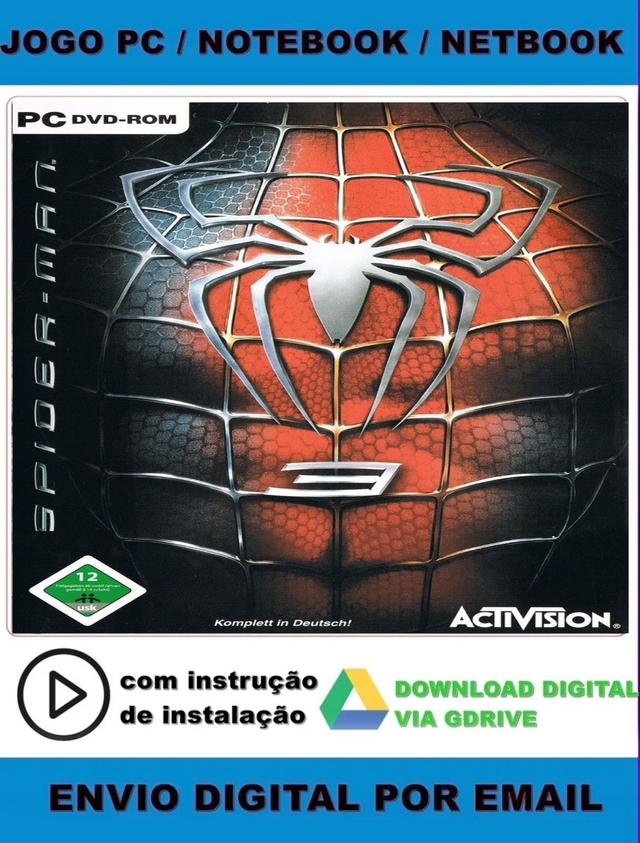 Spider Man 3 - Pc Digital Midia Digital