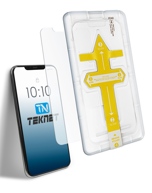 Mica Celular Teknet iPhone 15 Pro de cristal templado