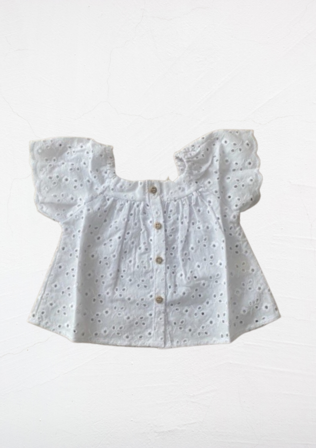 Blusas de broderie online para niñas