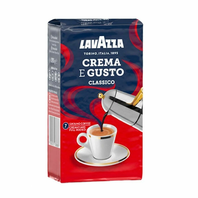 Café molido tostado importado de Italia