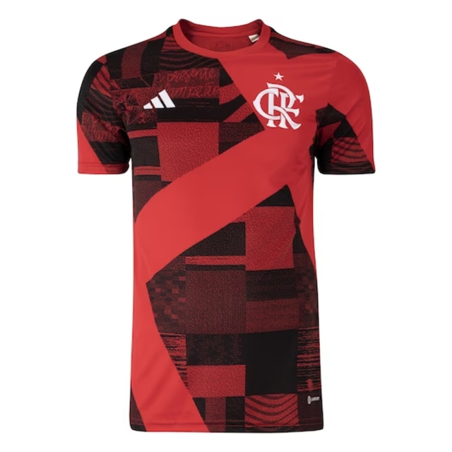 Camisa Pré-Jogo do Flamengo 23 adidas - Masculina em Promoção