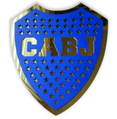 Escudo Boca Juniors espejo acrílico - comprar online