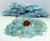Topazio Azul Pedra Rolado Miudo Pacotinho 100 Gr Mineral Natural - comprar online