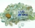 Topazio Azul Medio Pedra Rolado Pacotinho 100 Gr Mineral Natural - comprar online