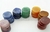 Imagem do 10 Kits Chakras Pedras Lapidado Disco Pequeno Kundalini Stone ATACADO