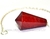 Pendulo Pedra Quartzo Vermelho Piramidal Lapidado Invertido - loja online