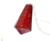 Pendulo Pedra Quartzo Vermelho Piramidal Lapidado Invertido