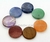 10 Kits Chakras Pedras Lapidado Disco Pequeno Kundalini Stone ATACADO - loja online