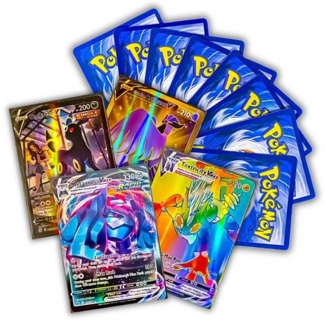 Novidade 20 Cartas Pokemon Douradas Sem Repetição - Takara Tomy