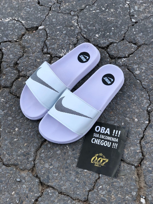 CHINELO SLIDE NIKE PONTILHADO IMP RIO 007 SHOES