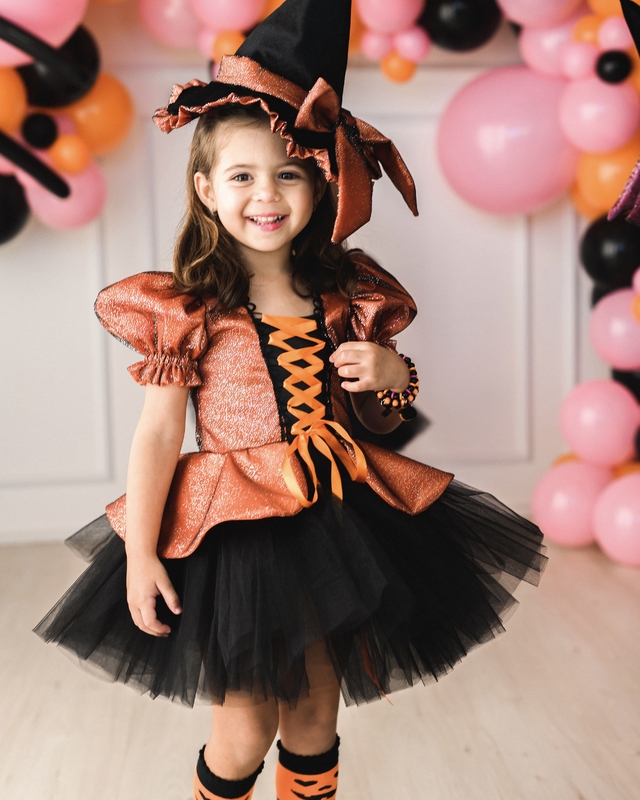 Fantasia Bruxinha Luxo Halloween – Fun kids