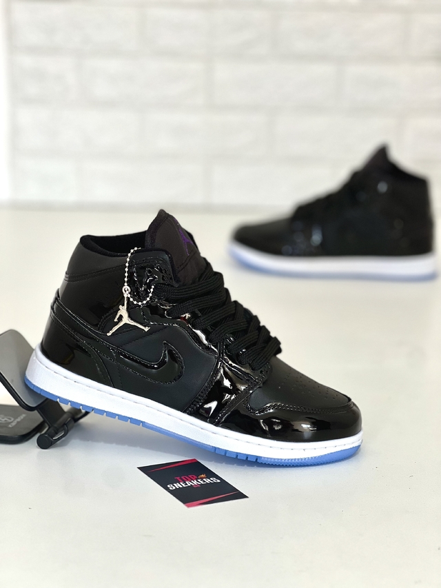 Air Jordan 1 Mid Space Jam Top Sneakers Br