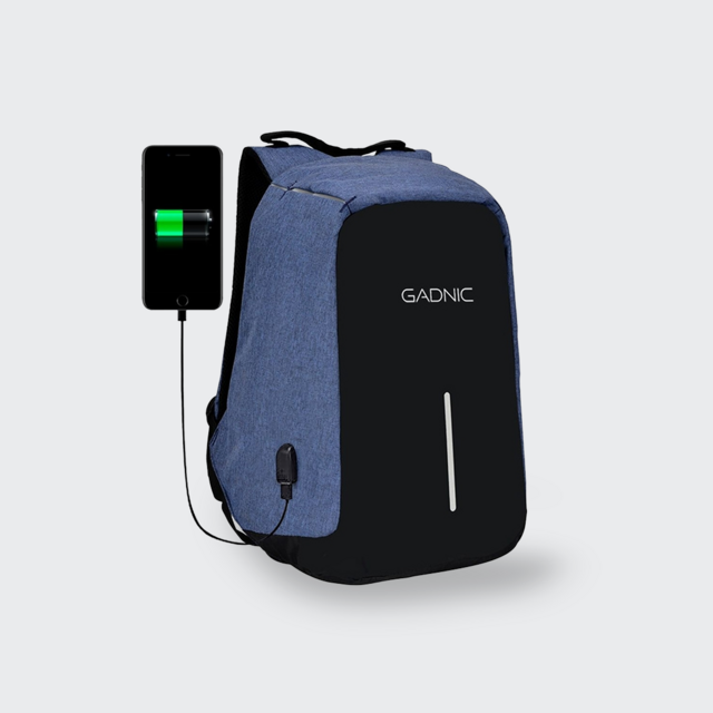 Mochila Antirrobo Gadnic 35 Litros Porta Notebook Tela Anti Cortes
