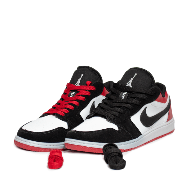 Nike Jordan 1 Low Red and Black American Shoes