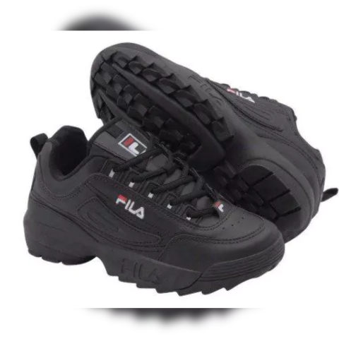 Sandalias fila disruptor negras deals
