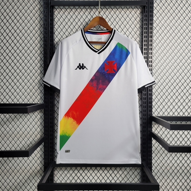 Camisa Kappa Vasco LGBT 2021/22 - Branco - Futclube