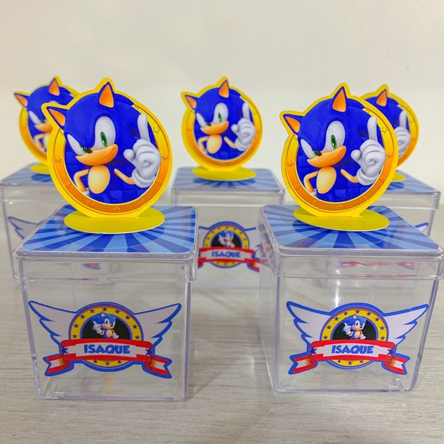 Apliques SONIC personalizados em papel