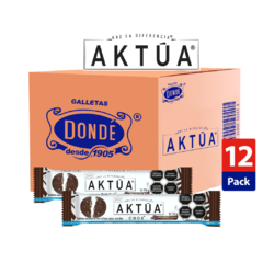 Aktua Chok 110g - Caja con 12 paquetes de 110g - Galletas Dondé