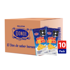 Mini Soles Xl 140g - Caja con 10 paquetes de 140g - Galletas Dondé