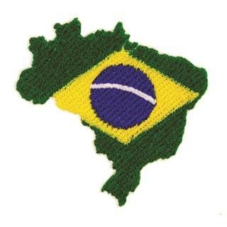 Patch Termocolante Mapa do Brasil Território