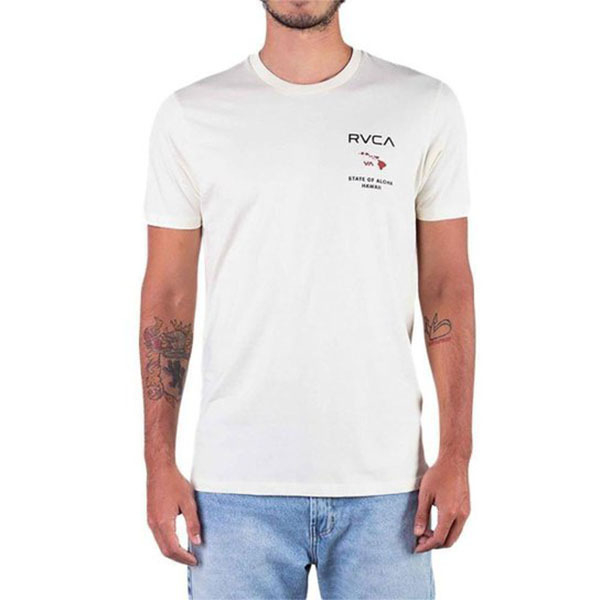Camiseta RVCA State Of Aloha Branco