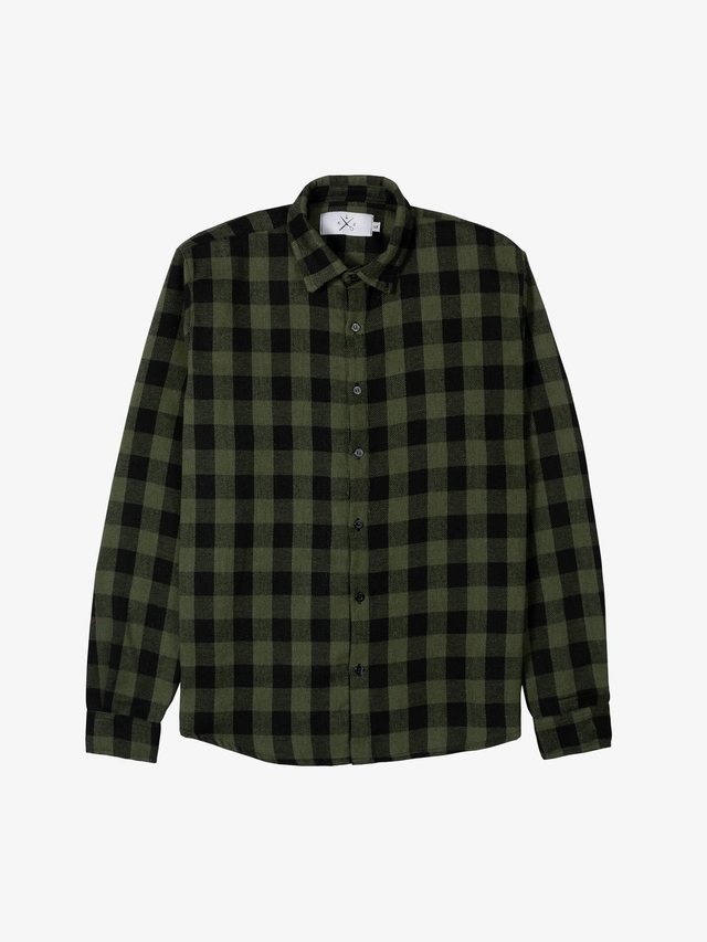 Camisa Xadrez Verde de Flanela | Masculina e Feminina