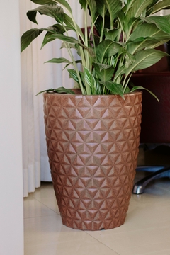 Vaso Para Plantas Polietileno Decorativo Redondo Grande N3 na internet