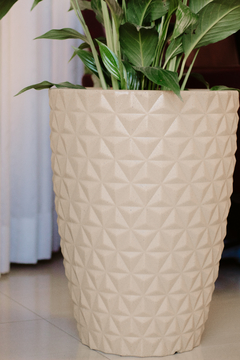 Vaso Para Plantas Polietileno Decorativo Redondo Grande N3 - comprar online