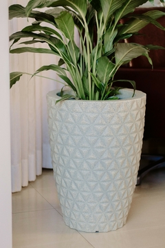 Vaso Para Plantas Polietileno Decorativo Redondo Grande N3 - comprar online