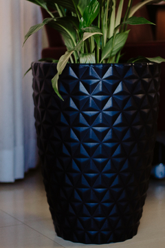 Vaso Para Plantas Polietileno Decorativo Redondo Grande N3 - loja online
