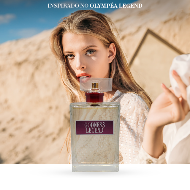 Perfume GODNESS LEGEND Inspirado no Olympea Legend Feminino