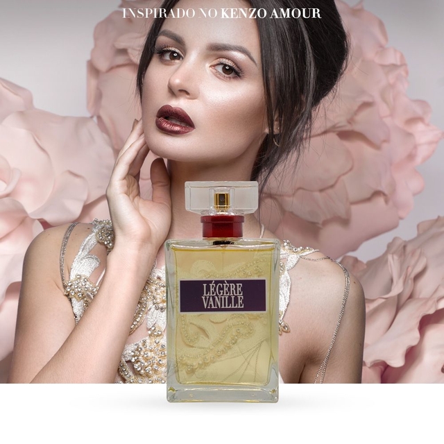 Perfume LEGERE VANILLE Inspirado no Kenzo Amour Feminino