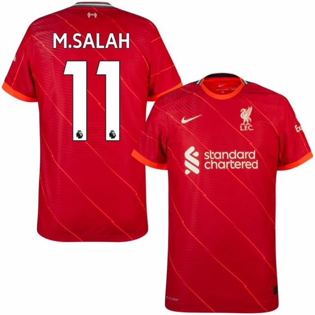 Camisa Liverpool I 21/22 [ M. Salah ] - Masculina