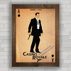 QUADRO DE CINEMA FILME 007 CASINO ROYALE