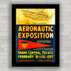 QUADRO DECORATIVO AERONAUTIC EXPOSITION 1917