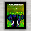 QUADRO DECORATIVO AIR AFRIQUE 1966