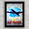 QUADRO DECORATIVO PROPAGANDA AIR FRANCE 2